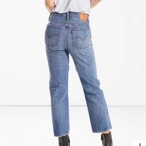 LEVI’S high-waisted straight jeans